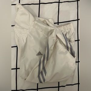 White Adidas Windbreaker